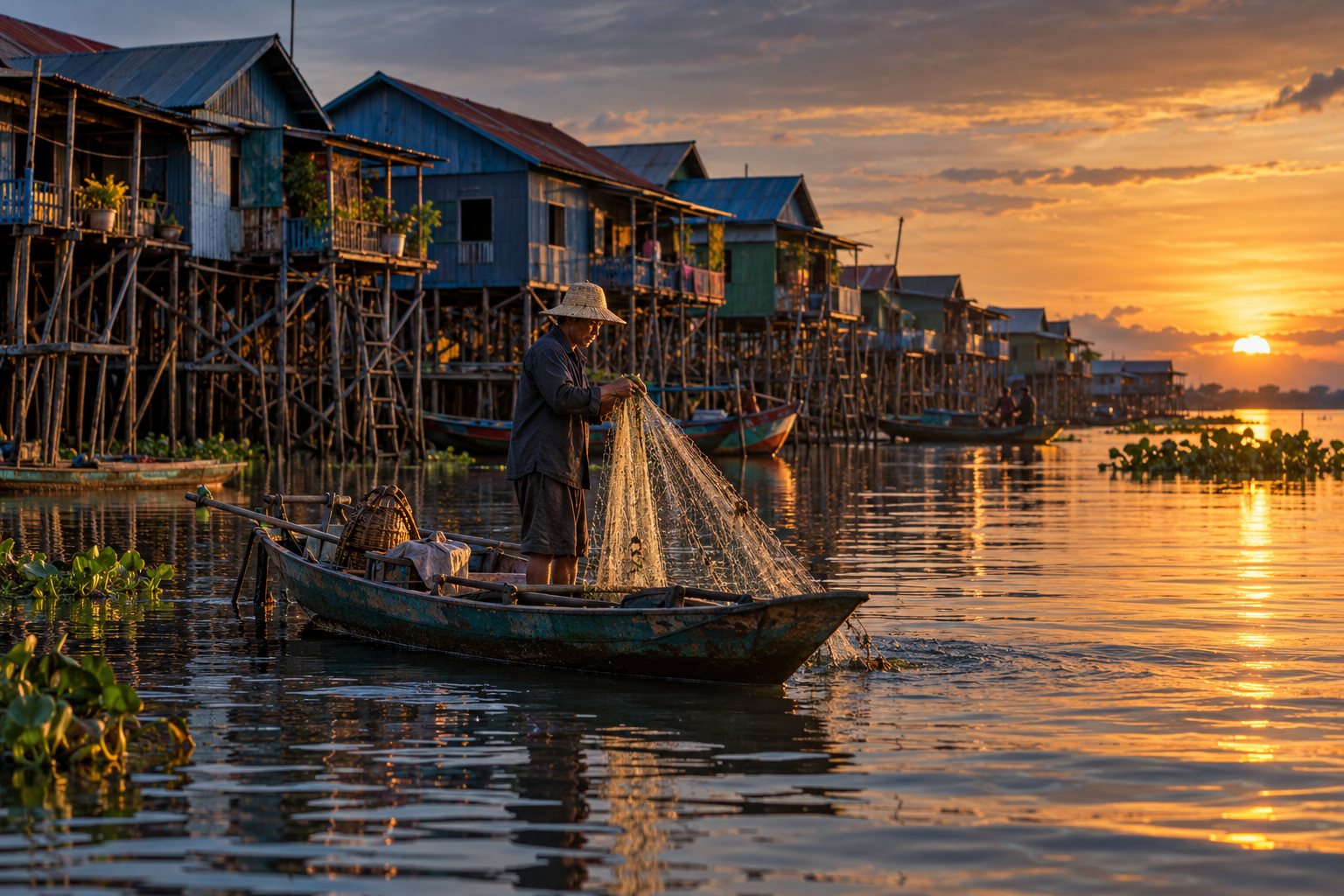 Illustration de voyage au Cambodge