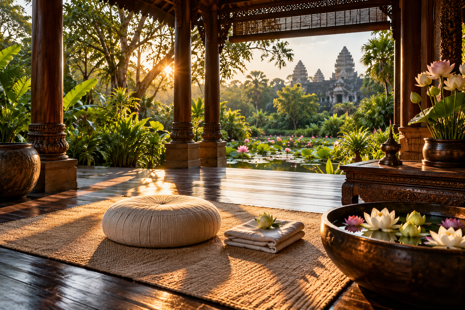 Illustration de voyage au Cambodge