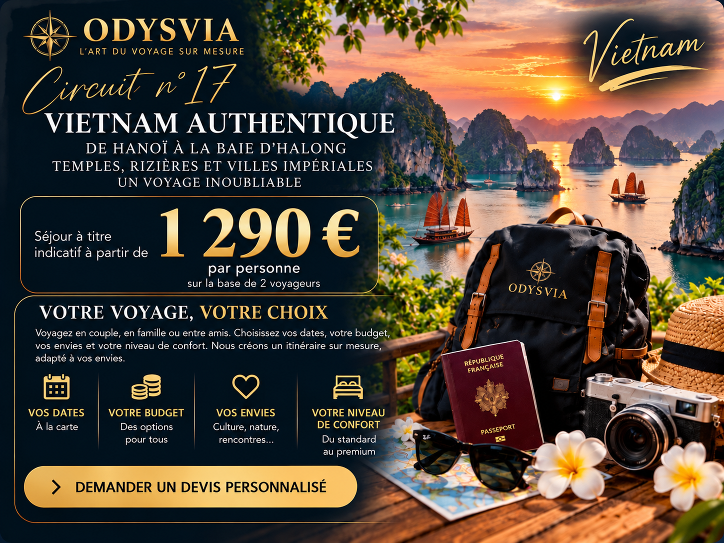 Illustration du circuit ODYSVIA 17