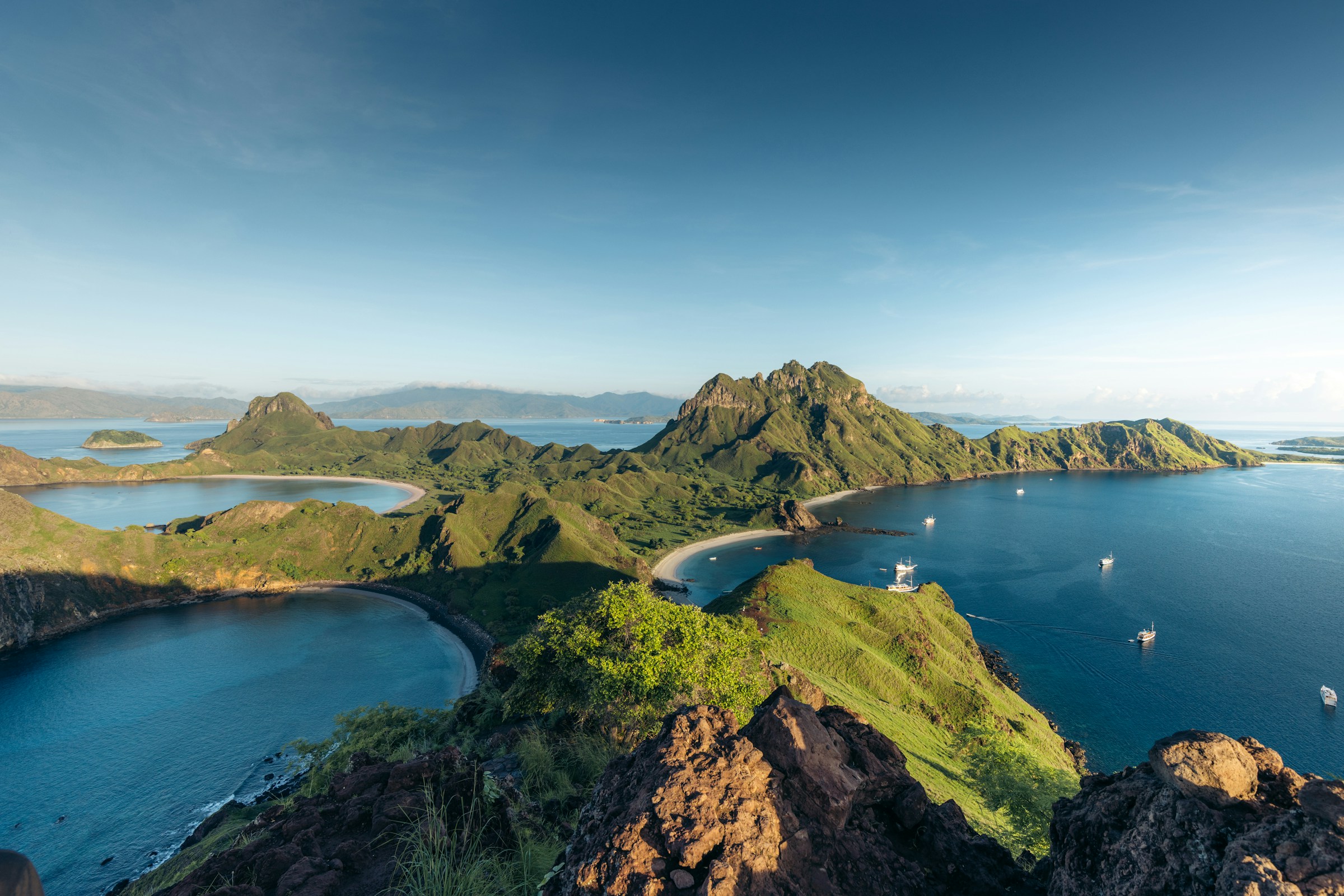 Île de Padar dans le parc national de Komodo