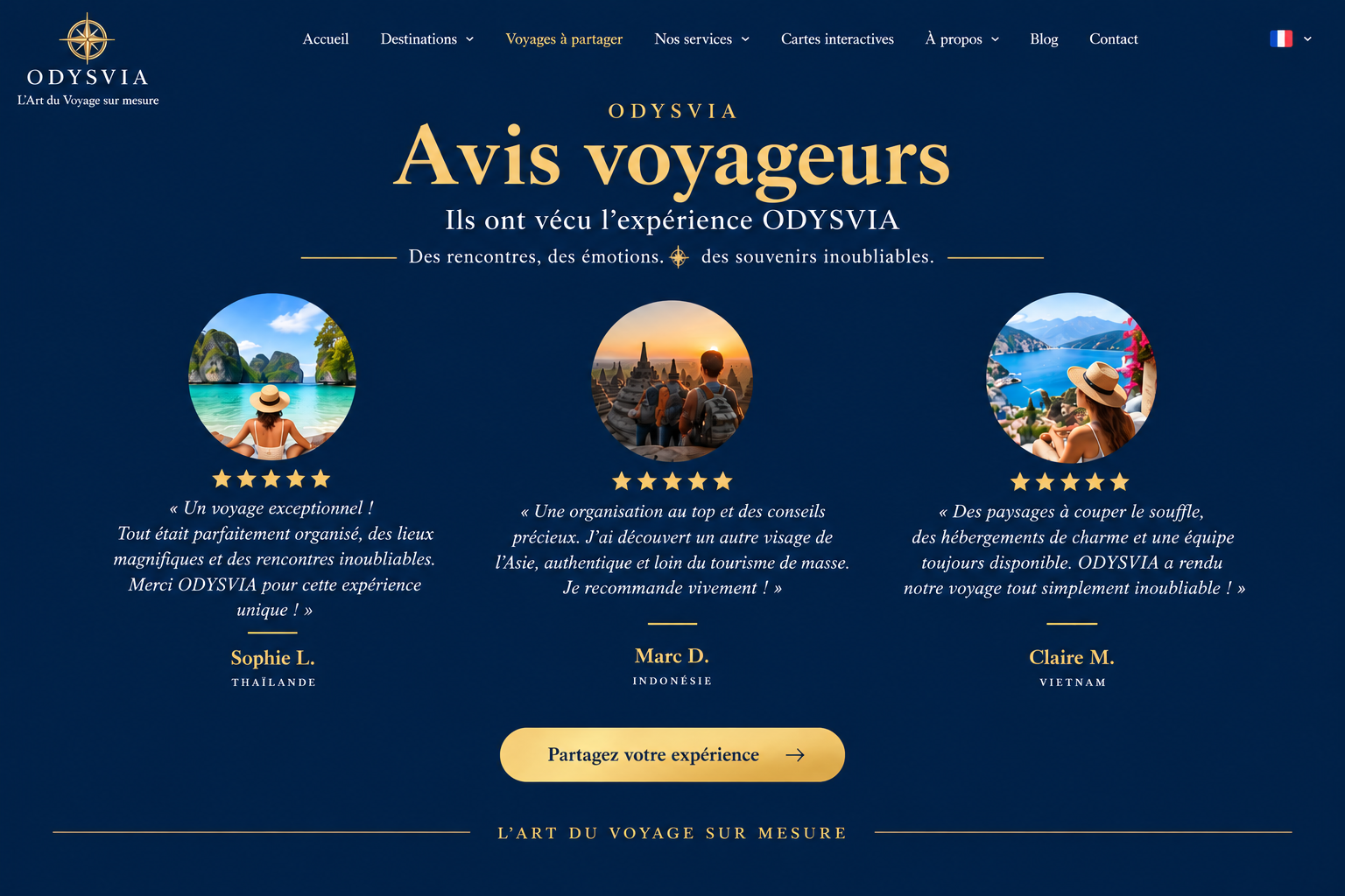 Présentation Avis voyageurs ODYSVIA