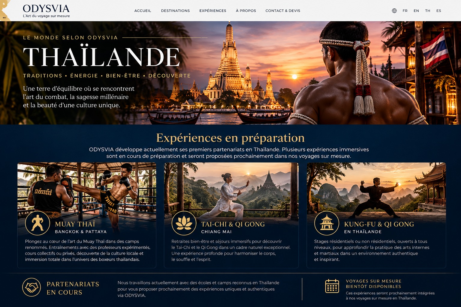 Thaïlande ODYSVIA : Muay Thaï, traditions et bien-être
