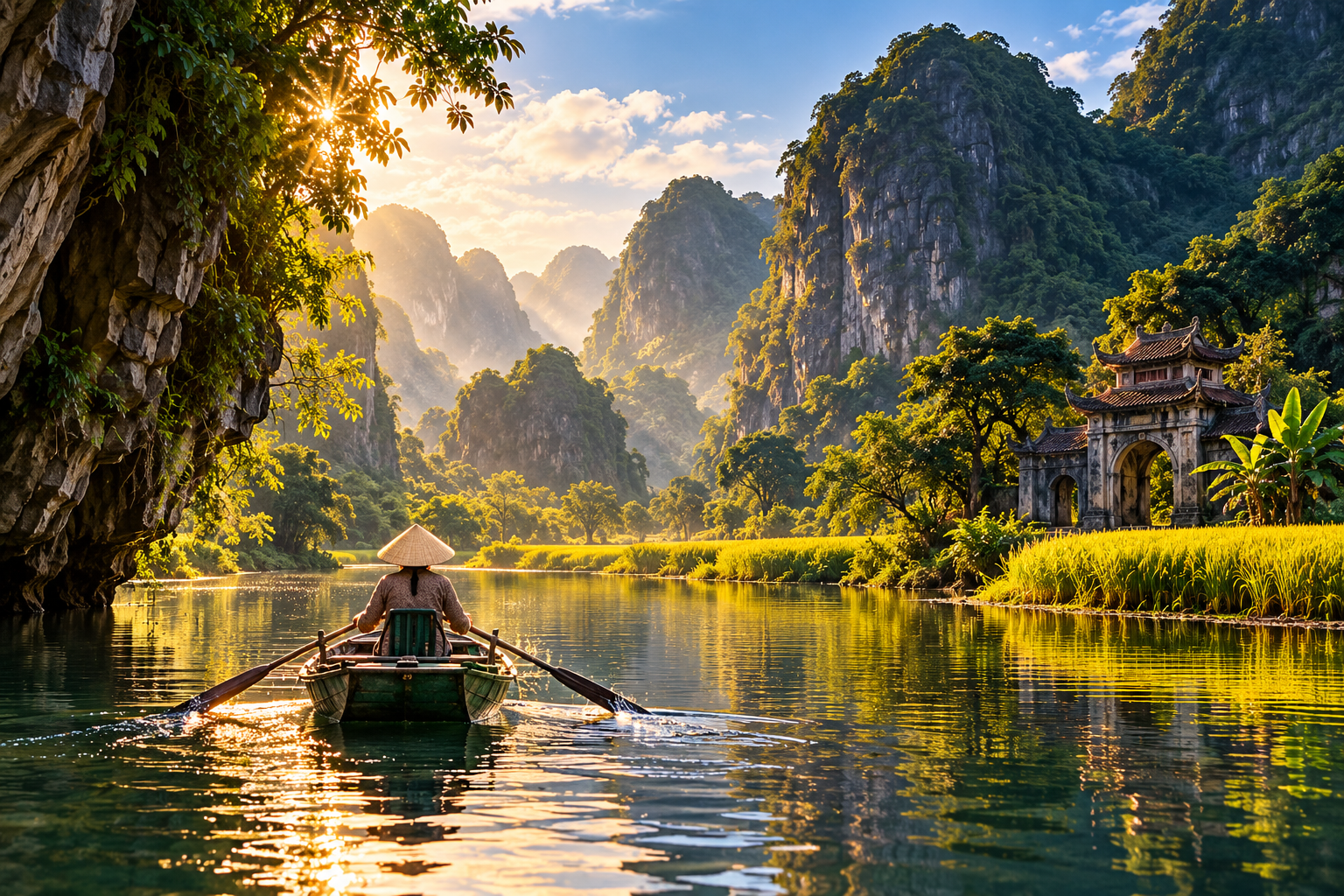 Illustration de voyage au Vietnam